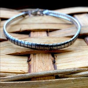 Domed Sterling Bracelet